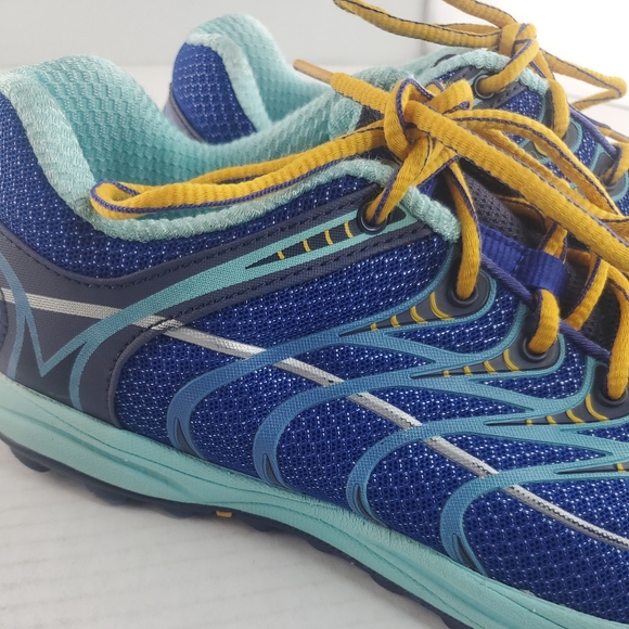 Women’s Merrell Ultra Marine Water Resistant Shoes Size 9 Blue Trail  (EU 40) - Picture 5 of 14
